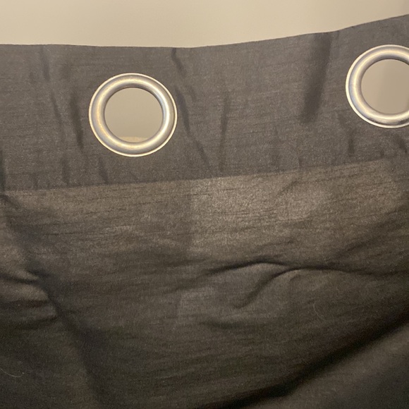 ⭐️ 2 X 30$ PROMO- final sale Black panel curtains new in packaging. - Picture 3 of 3